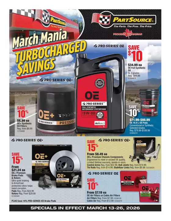 Part Source catalogue in Oshawa | Part Source | 2026-03-13T00:00:00.000Z - 2026-03-26T00:00:00.000Z