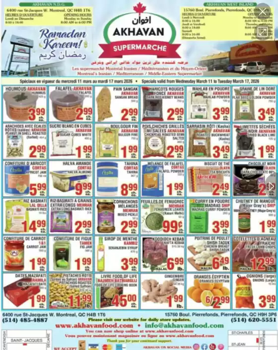 Akhavan catalogue in Toronto | Weekly flyer  | 2026-03-12T00:00:00.000Z - 2026-03-17T00:00:00.000Z