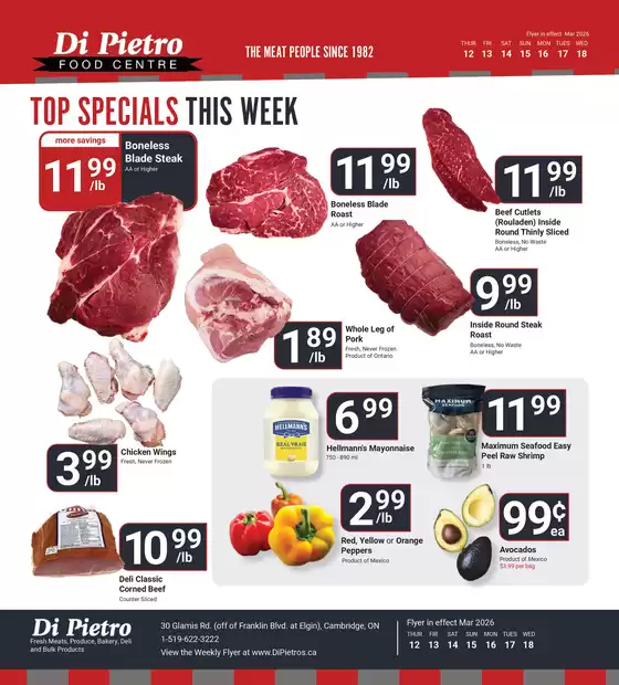 Di Pietro catalogue in Barrie | Top specials this week  | 2026-03-12T00:00:00.000Z - 2026-03-18T00:00:00.000Z