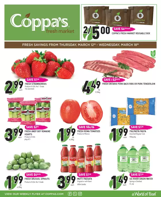 Coppa's catalogue in Barrie | Weekly Flyer | 2026-03-12T00:00:00.000Z - 2026-03-18T00:00:00.000Z