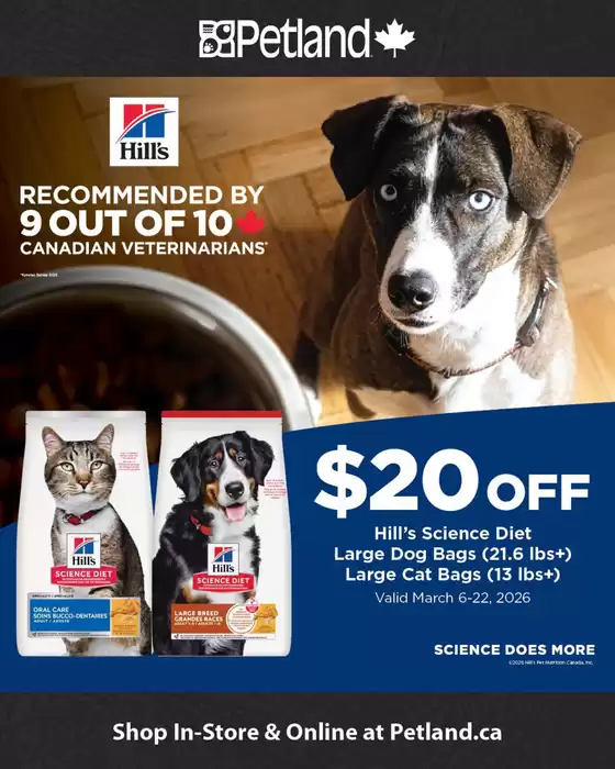 Petland catalogue in Barrie | 20 % off | 2026-03-12T00:00:00.000Z - 2026-03-22T00:00:00.000Z