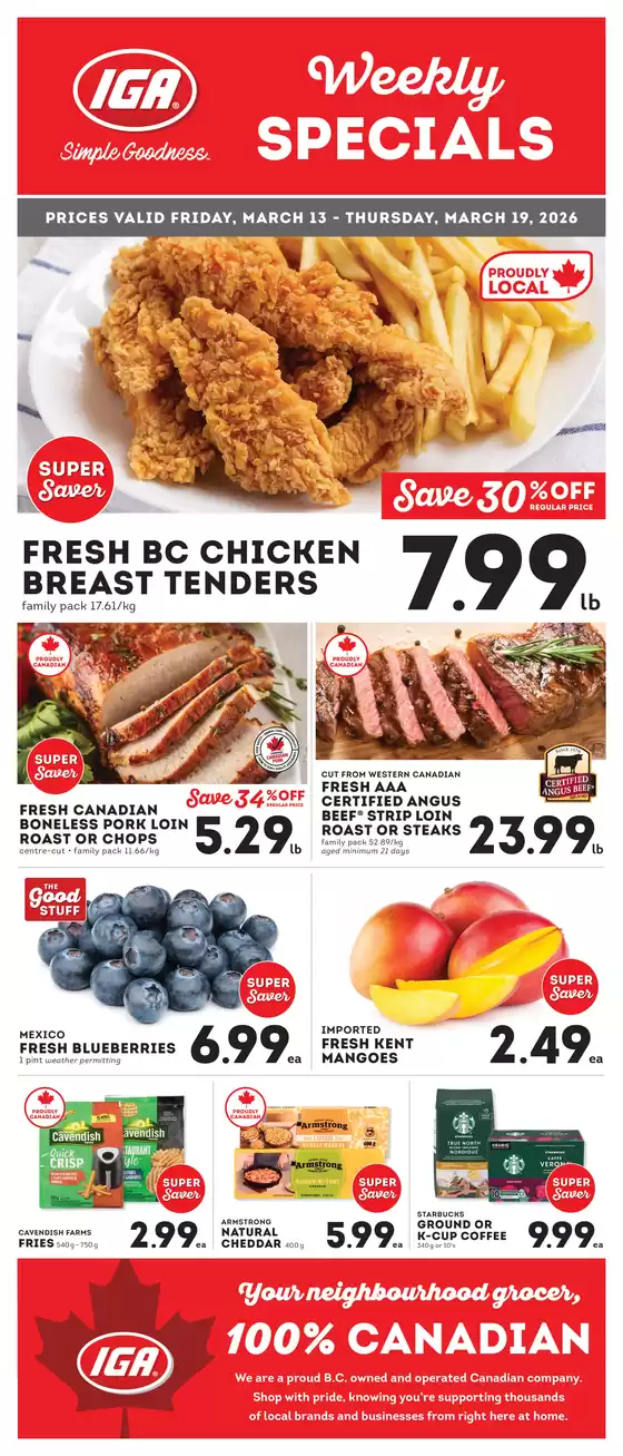 Market Place IGA catalogue in London | Weekly specials  | 2026-03-13T00:00:00.000Z - 2026-03-19T00:00:00.000Z
