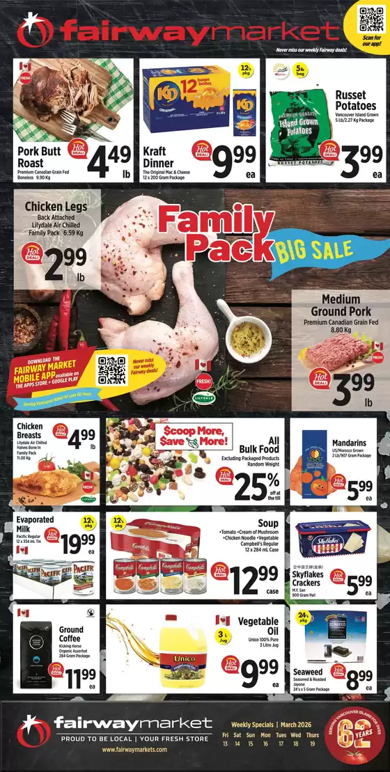 Fairway Market catalogue in WHITNEY | Weekly Flyer | 2026-03-13T00:00:00.000Z - 2026-03-19T00:00:00.000Z