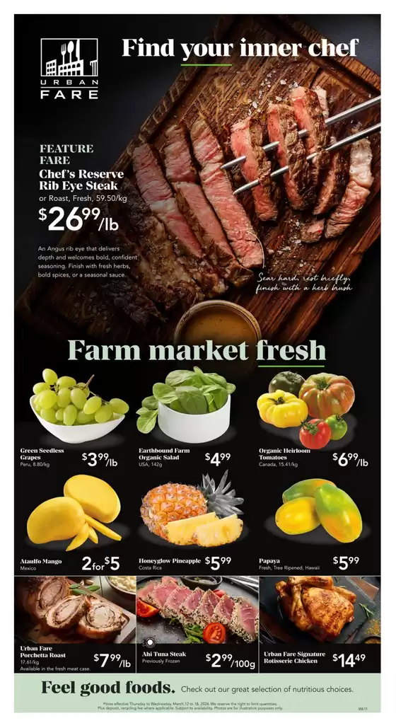 Urban Fare catalogue in WHITNEY | Weekly Flyer | 2026-03-12T00:00:00.000Z - 2026-03-18T00:00:00.000Z