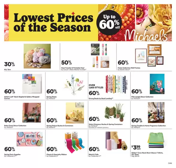 Michaels catalogue in Granby | 3/13 Weekly Ad Canada | 2026-03-13T00:00:00.000Z - 2026-03-19T00:00:00.000Z