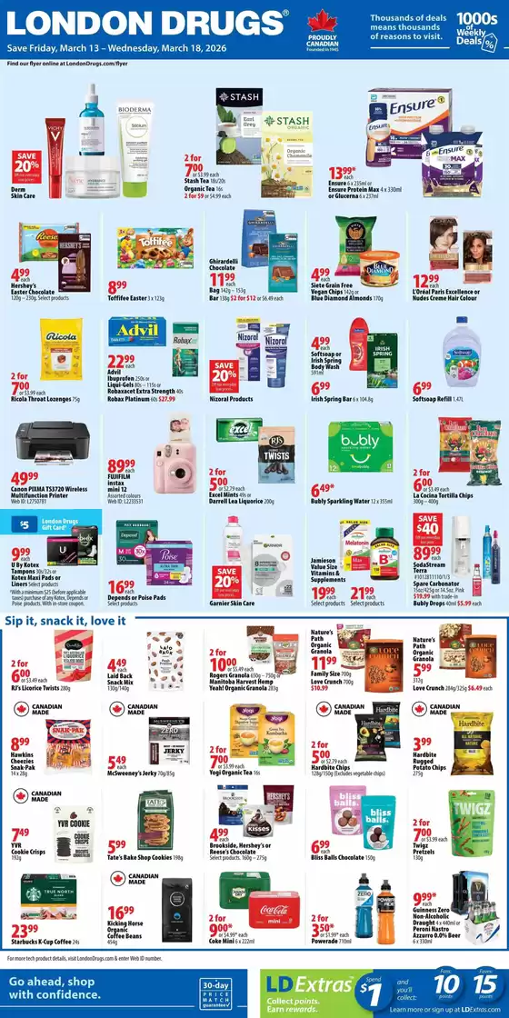 London Drugs catalogue in Quebec | Top offers for smart savers | 2026-03-13T00:00:00.000Z - 2026-03-18T00:00:00.000Z