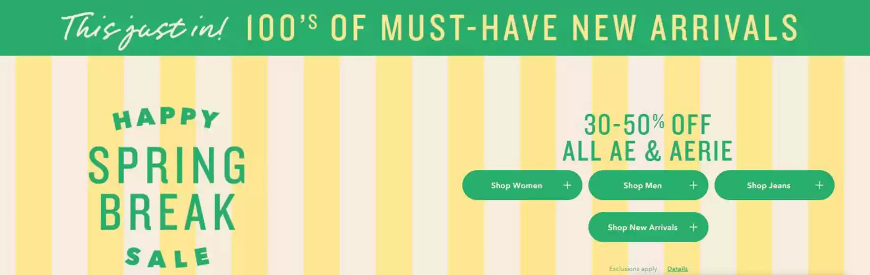 Aerie catalogue in Fisherville ON | Happy spring break sale  | 2026-03-13T00:00:00.000Z - 2026-04-05T00:00:00.000Z