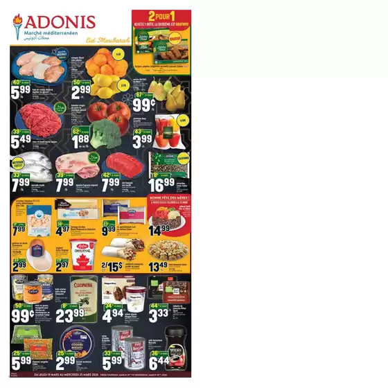 Marché Adonis catalogue in Comber ON | Great offer for all customers | 2026-03-19T00:00:00.000Z - 2026-03-25T00:00:00.000Z