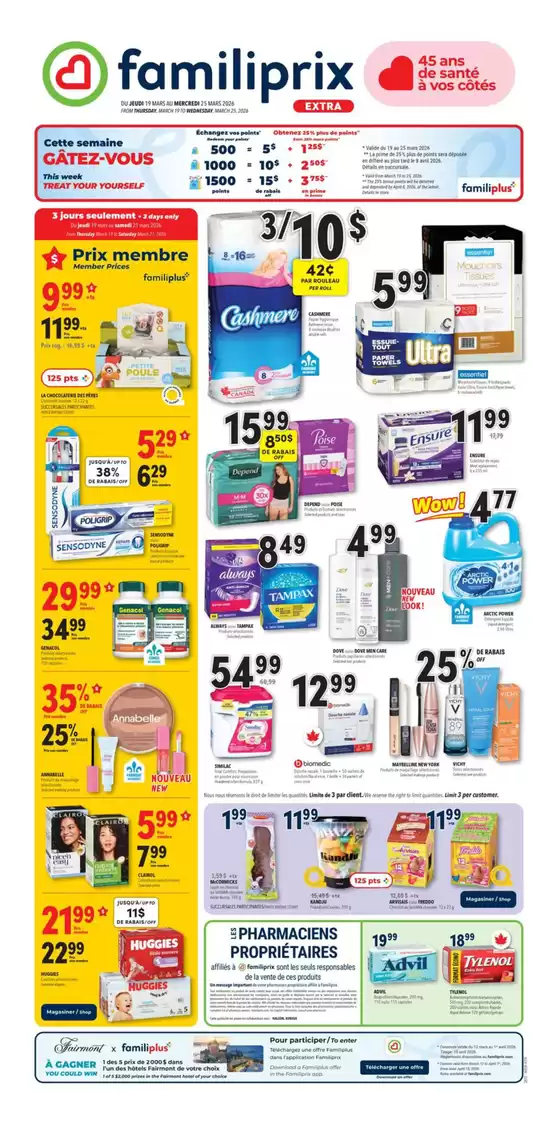 Familiprix catalogue in Ilderton | Great offer for bargain hunters | 2026-03-19T00:00:00.000Z - 2026-03-25T00:00:00.000Z