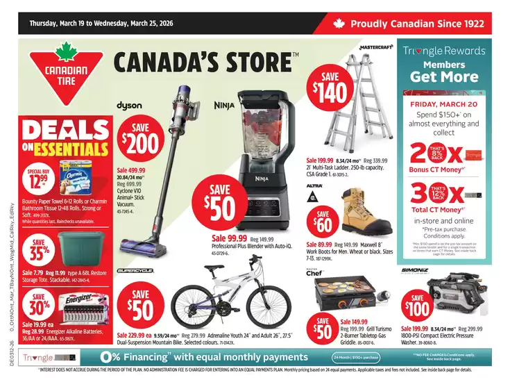 Canadian Tire catalogue in Chatham-Kent | Great offer for bargain hunters | 2026-03-19T00:00:00.000Z - 2026-03-25T00:00:00.000Z