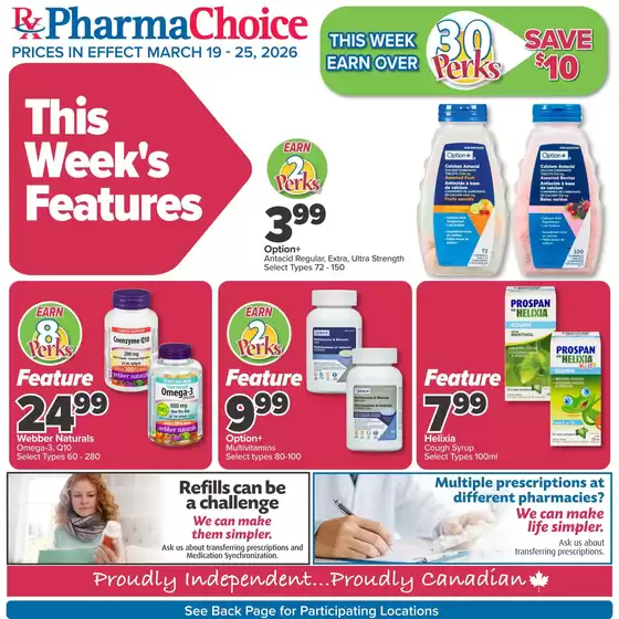 PharmaChoice catalogue in Edmonton | PharmaChoice Weekly ad | 2026-03-19T00:00:00.000Z - 2026-03-25T00:00:00.000Z
