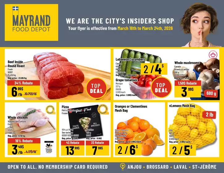 Mayrand catalogue in Nanaimo | Mayrand flyer | 2026-03-18T00:00:00.000Z - 2026-03-24T00:00:00.000Z