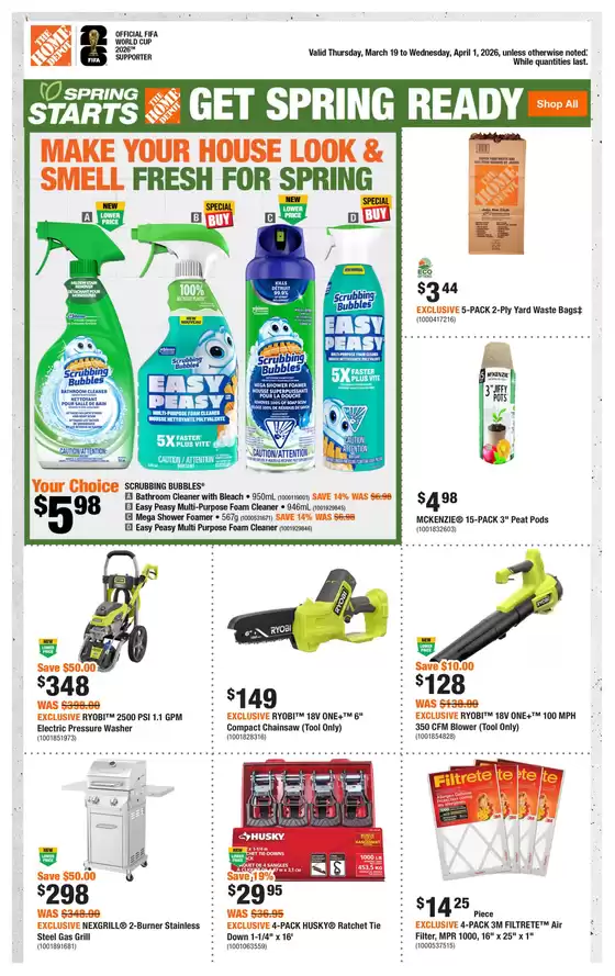 Home Depot catalogue in Cornwall | Top offers for smart savers | 2026-03-19T00:00:00.000Z - 2026-04-01T00:00:00.000Z