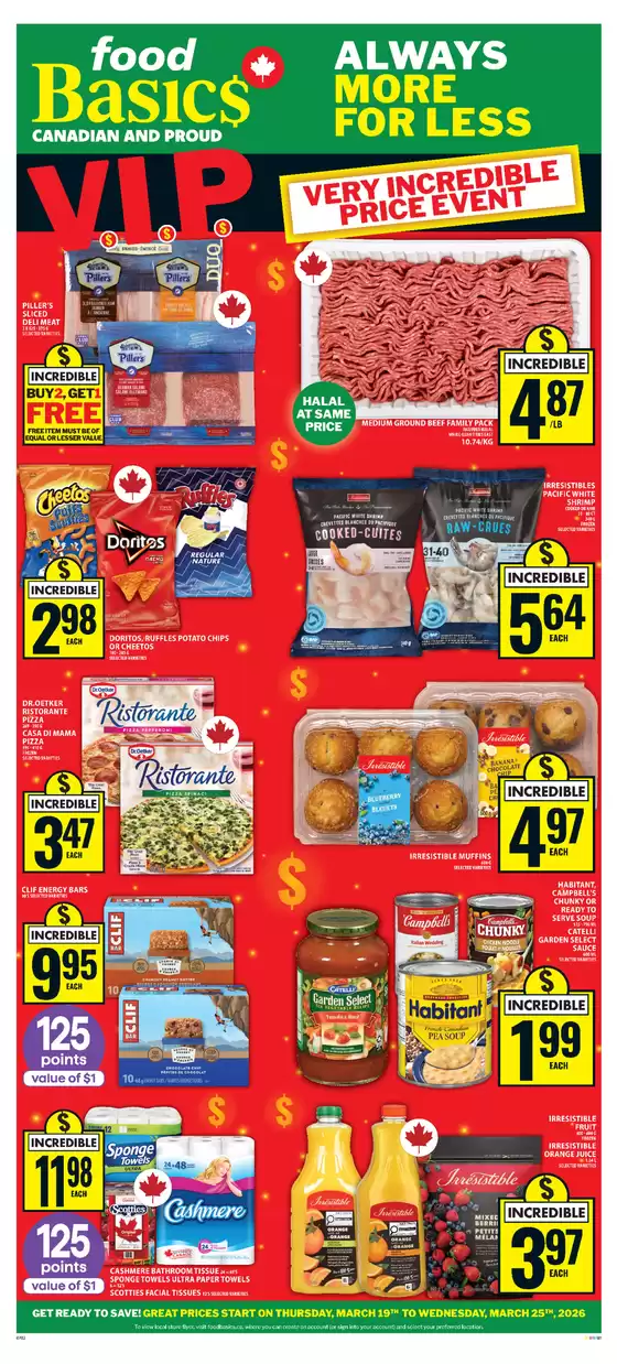 Food Basics catalogue in Kingston | Top offers for smart savers | 2026-03-19T00:00:00.000Z - 2026-03-25T00:00:00.000Z