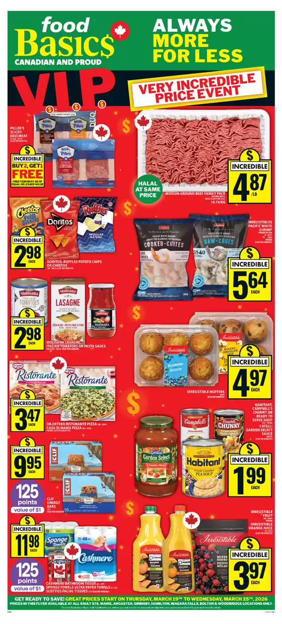 Food Basics catalogue in Kingston | Our best deals for you | 2026-03-19T00:00:00.000Z - 2026-03-25T00:00:00.000Z