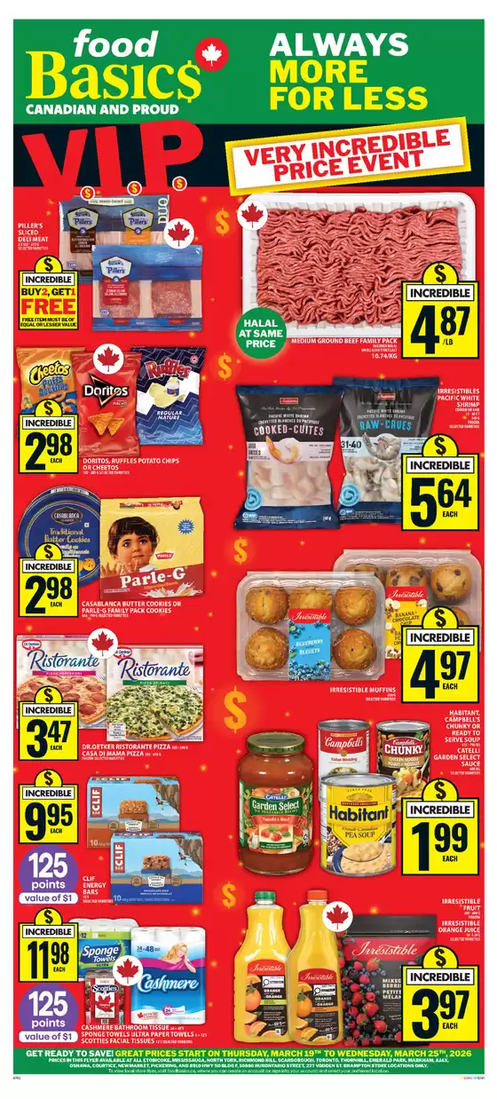 Food Basics catalogue in Kingston | Current special promotions | 2026-03-19T00:00:00.000Z - 2026-03-25T00:00:00.000Z