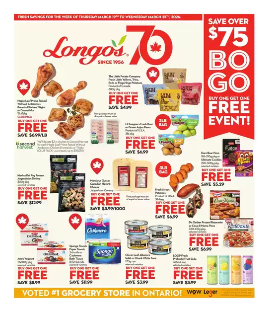 Longo's catalogue | Weekly Flyer | 2026-03-19T00:00:00.000Z - 2026-03-25T00:00:00.000Z