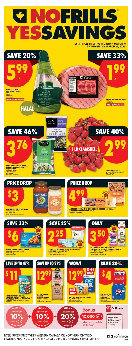 No Frills catalogue in Edmonton | Top offers for all bargain hunters | 2026-03-19T00:00:00.000Z - 2026-03-25T00:00:00.000Z