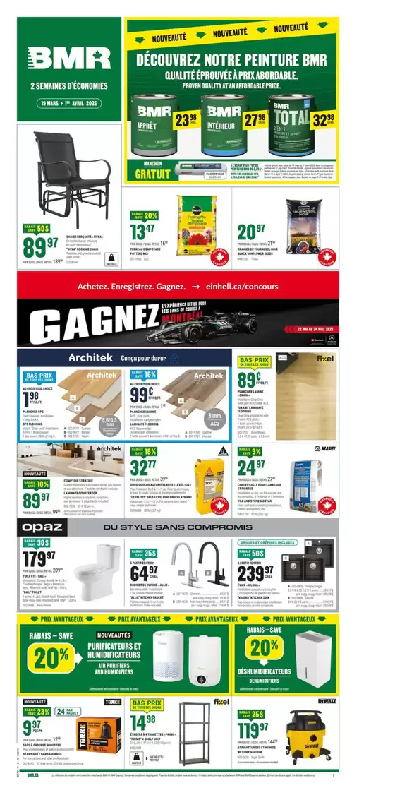BMR catalogue in Gatineau | Weekly Ad | 2026-03-19T00:00:00.000Z - 2026-04-01T00:00:00.000Z
