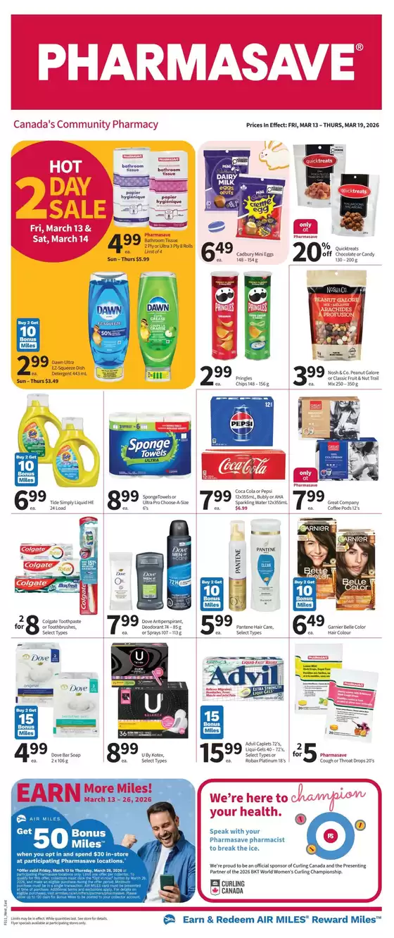 Pharmasave catalogue in Saint-Georges | Current deals and offers | 2026-03-13T00:00:00.000Z - 2026-03-19T00:00:00.000Z