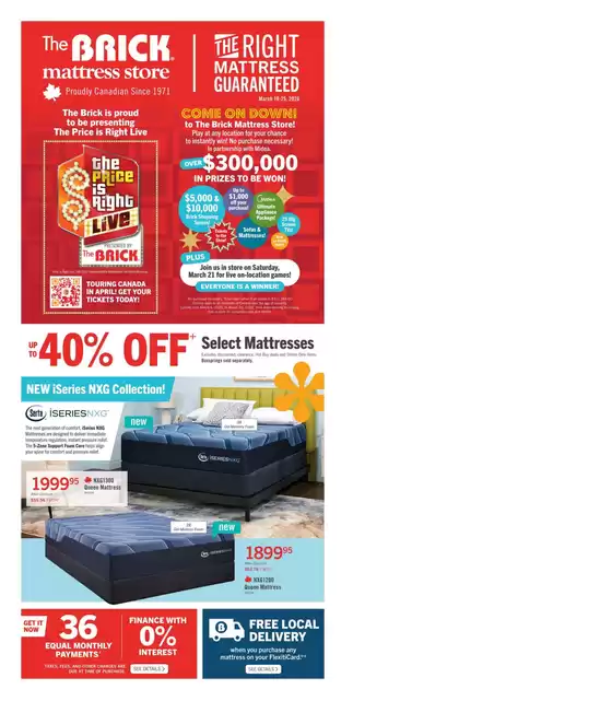 The Brick catalogue in Vaughan | Brick Mattress Store | 2026-03-19T00:00:00.000Z - 2026-03-25T00:00:00.000Z