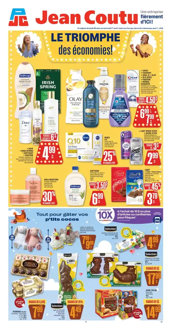 Jean Coutu catalogue in Saint John | Wide range of offers | 2026-03-26T00:00:00.000Z - 2026-04-01T00:00:00.000Z