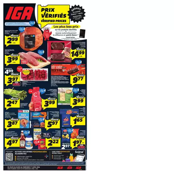 IGA Extra catalogue in Campbell River | Current deals and offers | 2026-03-26T00:00:00.000Z - 2026-04-01T00:00:00.000Z