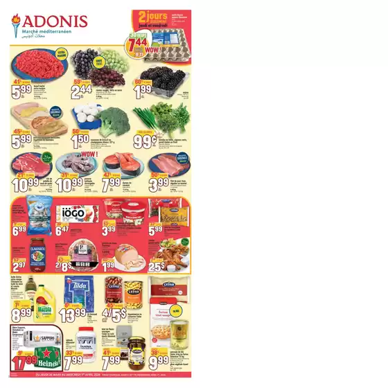 Marché Adonis catalogue in Gatineau | Our best bargains | 2026-03-26T00:00:00.000Z - 2026-04-01T00:00:00.000Z