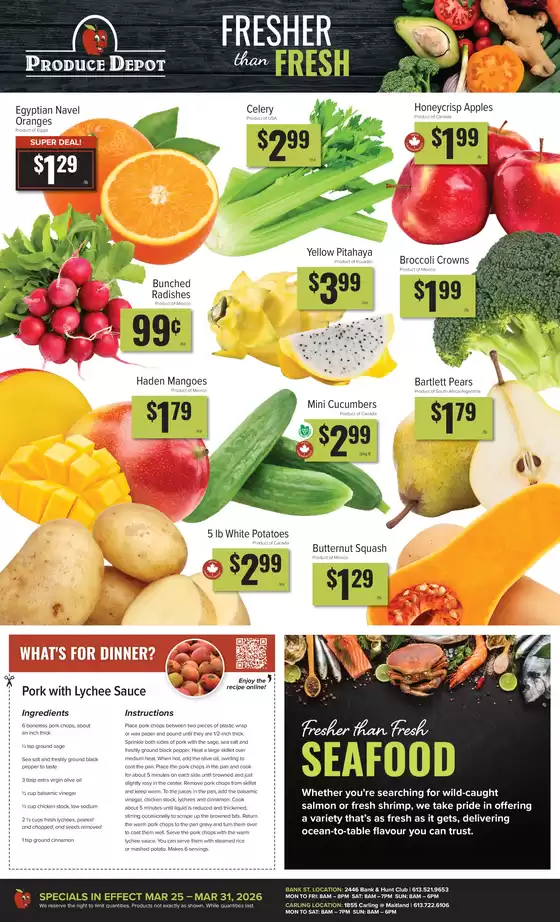 Produce Depot catalogue in Fort Frances | Produce Depot | 2026-03-25T00:00:00.000Z - 2026-03-31T00:00:00.000Z