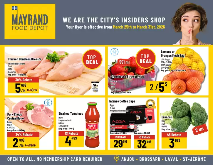 Mayrand catalogue in Fort Frances | Mayrand flyer | 2026-03-25T00:00:00.000Z - 2026-03-31T00:00:00.000Z