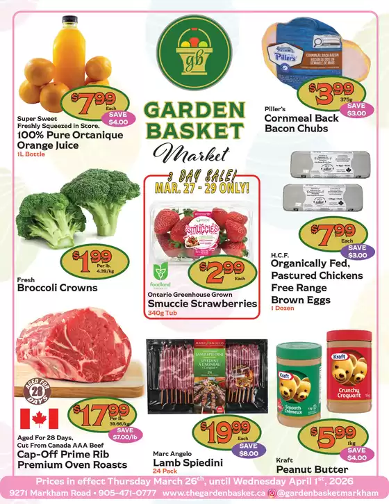 The Garden Basket catalogue | Weekly flyer | 2026-03-26T00:00:00.000Z - 2026-04-01T00:00:00.000Z