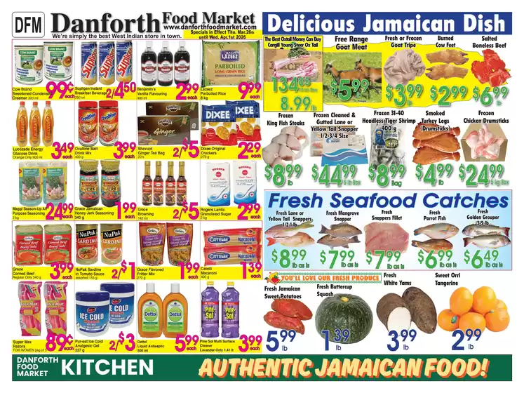 Danforth Food Market catalogue in Val-d'Or | Weekly flyer  | 2026-03-26T00:00:00.000Z - 2026-04-01T00:00:00.000Z