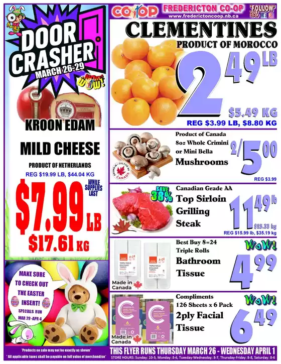 Co-op Atlantic catalogue in Val-d'Or | Weekly flyer  | 2026-03-26T00:00:00.000Z - 2026-04-01T00:00:00.000Z