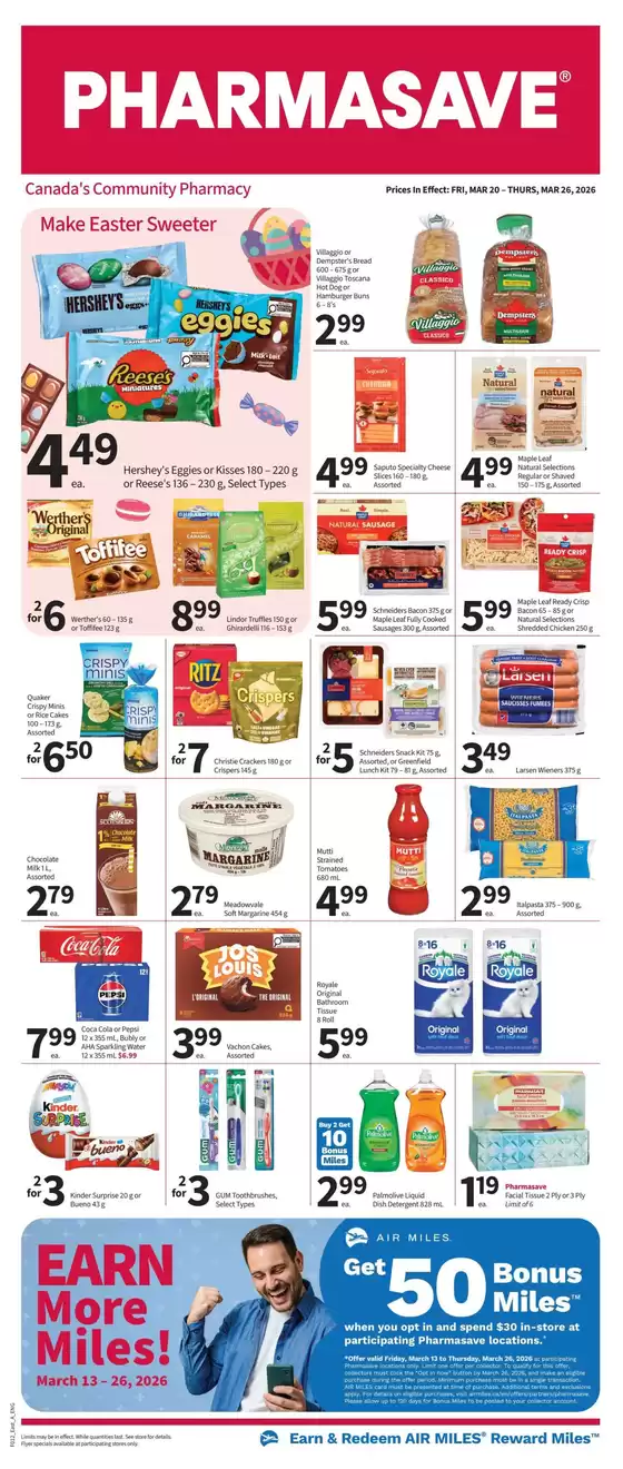 Pharmasave catalogue in North York | Current special promotions | 2026-03-13T00:00:00.000Z - 2026-03-26T00:00:00.000Z