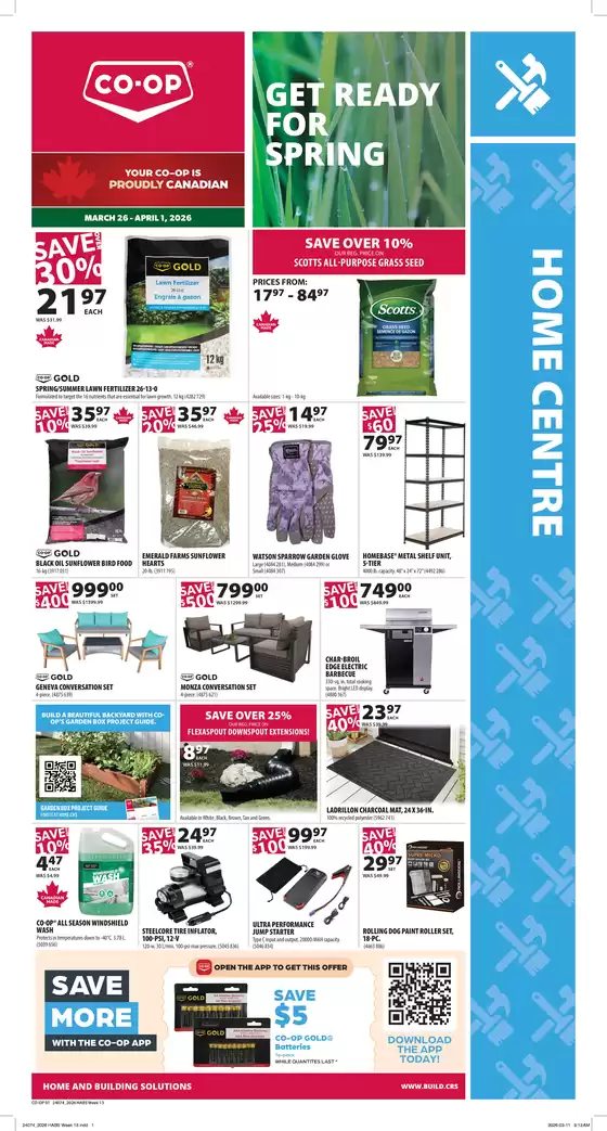 Co-op Home Centre catalogue in Vancouver | Get Ready For Spring | 2026-03-26T00:00:00.000Z - 2026-04-01T00:00:00.000Z