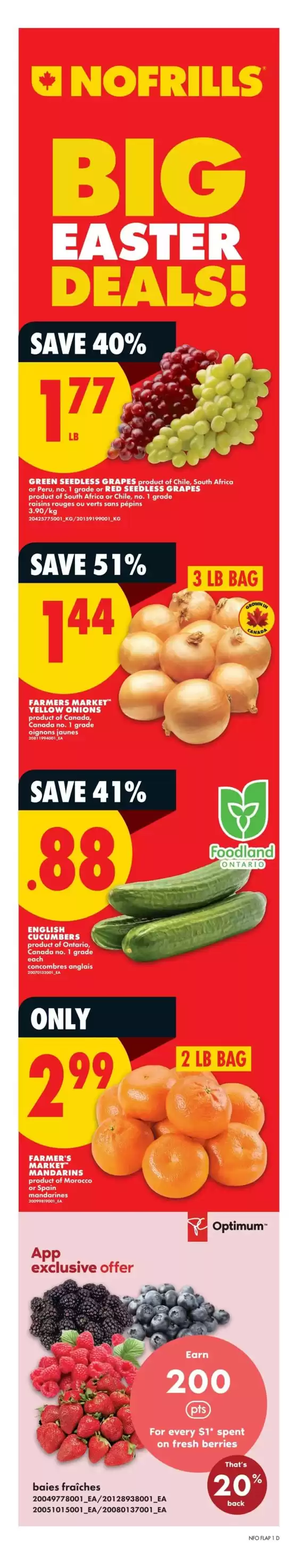 No Frills catalogue in Surrey | Current special promotions | 2026-03-26T00:00:00.000Z - 2026-04-09T00:00:00.000Z