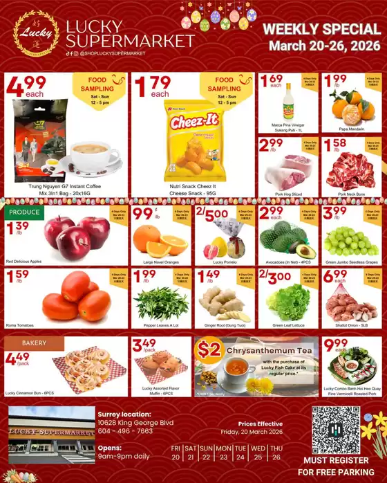 Lucky Supermarket catalogue in Surrey | Super sale  | 2026-03-26T00:00:00.000Z - 2026-03-26T00:00:00.000Z