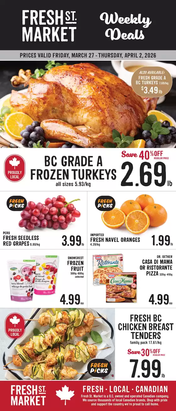 Fresh St Market catalogue | Weekly deals  | 2026-03-27T00:00:00.000Z - 2026-04-02T00:00:00.000Z
