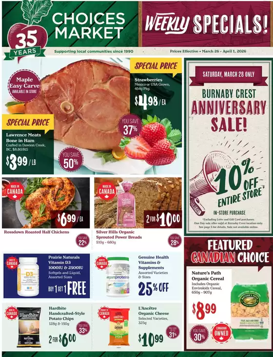 Choices Market catalogue | Weekly specials  | 2026-03-26T00:00:00.000Z - 2026-04-01T00:00:00.000Z