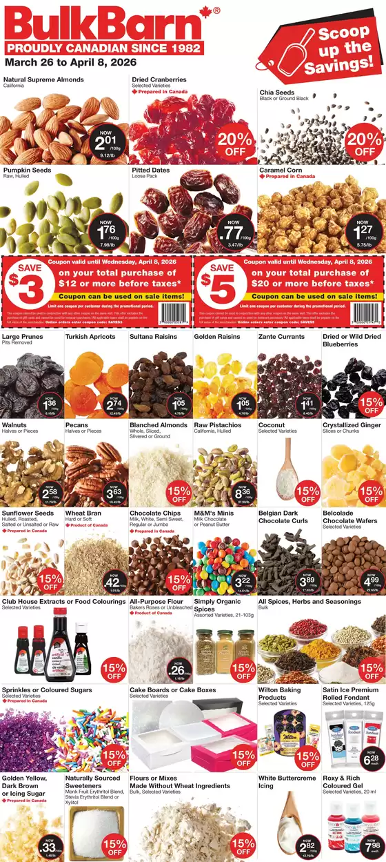 Bulk Barn catalogue | Scoop up the Savings! | 2026-03-26T00:00:00.000Z - 2026-04-08T00:00:00.000Z