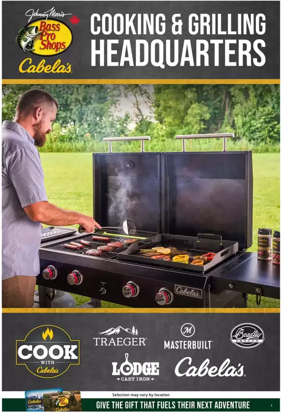 Cabela's catalogue in Edmonton | Cooking & grilling headquarters | 2026-03-26T00:00:00.000Z - 2026-04-19T00:00:00.000Z