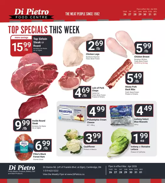 Di Pietro catalogue in Halifax | Top specials this week | 2026-03-26T00:00:00.000Z - 2026-04-01T00:00:00.000Z