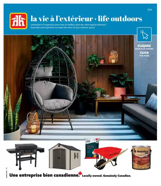 Home Hardware catalogue in Saint-Georges | Great discounts on selected products | 2026-01-01T00:00:00.000Z - 2026-12-31T00:00:00.000Z
