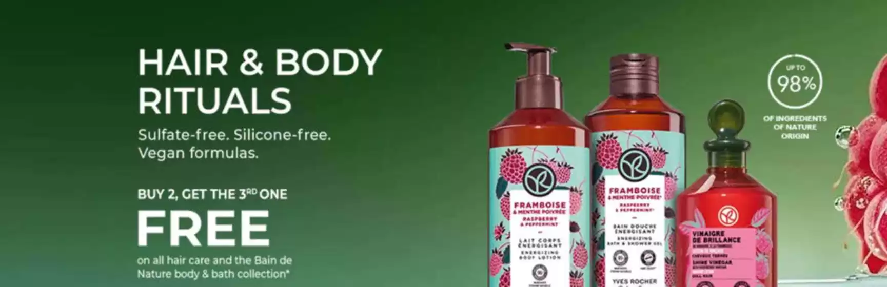 Yves Rocher catalogue in Calgary | Buy 2 get 3 -rd free | 2026-03-30T00:00:00.000Z - 2026-04-13T00:00:00.000Z