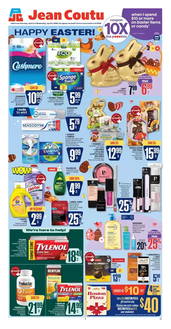 Jean Coutu catalogue | Exclusive bargains | 2026-04-02T00:00:00.000Z - 2026-04-08T00:00:00.000Z