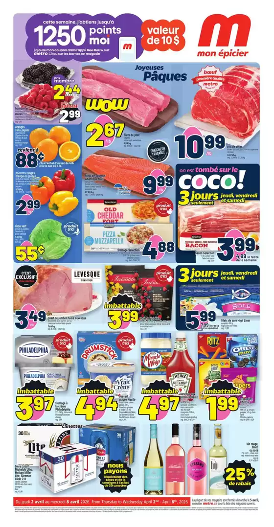 Metro catalogue in Alert Bay | Current deals and offers | 2026-04-02T00:00:00.000Z - 2026-04-08T00:00:00.000Z