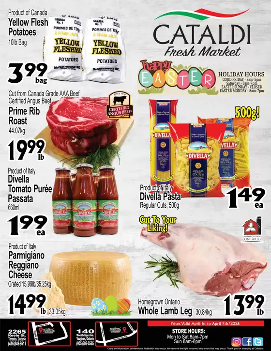Cataldi catalogue in Mississauga | Happy easter | 2026-04-01T00:00:00.000Z - 2026-04-07T00:00:00.000Z