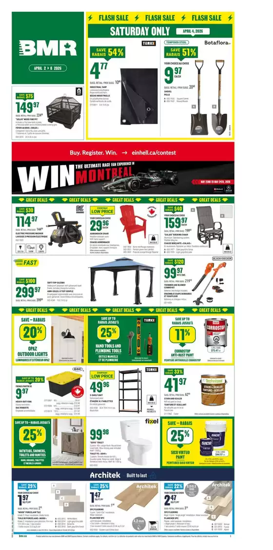 BMR catalogue in Fort St John | New offers to discover | 2026-04-02T00:00:00.000Z - 2026-04-08T00:00:00.000Z