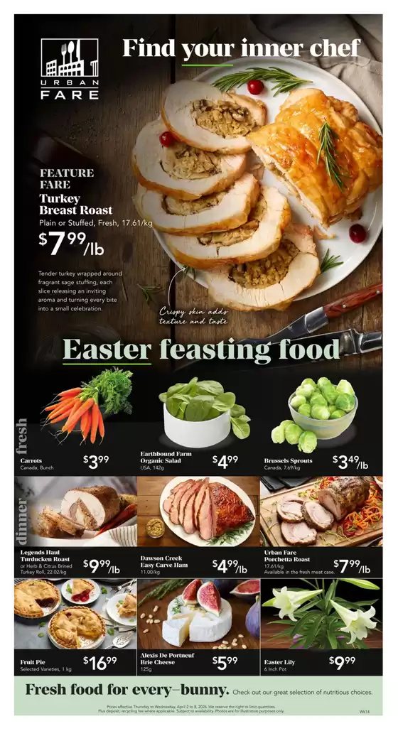 Urban Fare catalogue in Fredericton | Top offers for all bargain hunters | 2026-04-02T00:00:00.000Z - 2026-04-08T00:00:00.000Z