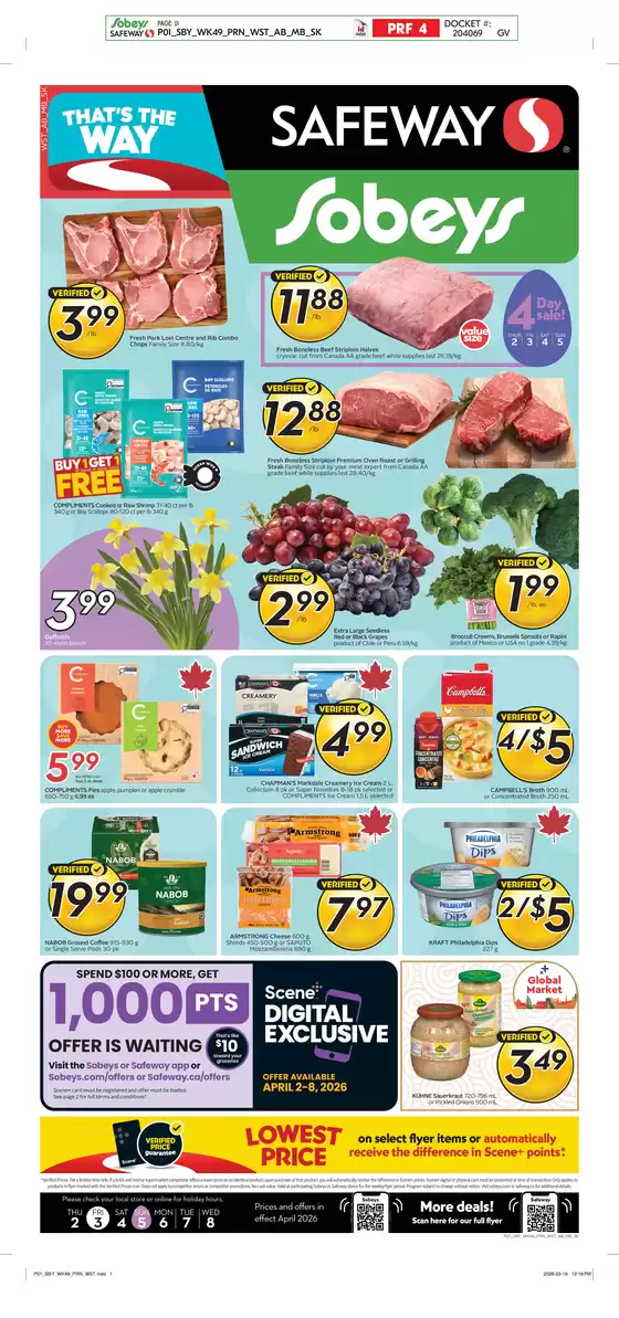 Safeway catalogue in Fredericton | Attractive special offers for everyone | 2026-04-02T00:00:00.000Z - 2026-04-08T00:00:00.000Z